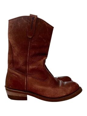 KNAPP Vintage Leather Western Work Boots. Size 8.5EE